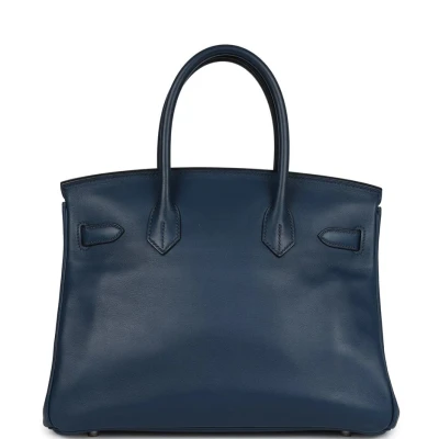 Hermes Birkin 30 Deep Bleu Swift Palladium Hardware Hermes Birkin 30 Deep Bleu Swift Palladium Hardware