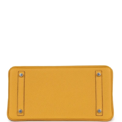Hermes Birkin 30 Jaune Ambre Togo Palladium Hardware Hermes Birkin 30 Jaune Ambre Togo Palladium Hardware