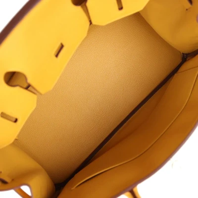 Hermes Birkin 30 Jaune Ambre Togo Palladium Hardware Hermes Birkin 30 Jaune Ambre Togo Palladium Hardware