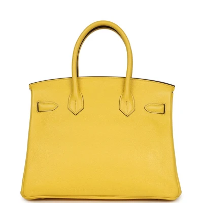 Hermes Birkin 30 Jaune de Naples Novillo Gold Hardware Hermes Birkin 30 Jaune de Naples Novillo Gold Hardware