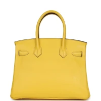 Hermes Birkin 30 Jaune de Naples Novillo Gold Hardware Hermes Birkin 30 Jaune de Naples Novillo Gold Hardware