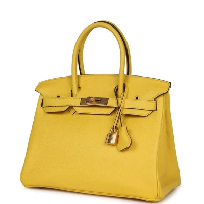 Hermes Birkin 30 Jaune de Naples Novillo Gold Hardware Hermes Birkin 30 Jaune de Naples Novillo Gold Hardware
