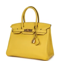 Hermes Birkin 30 Jaune de Naples Novillo Gold Hardware Hermes Birkin 30 Jaune de Naples Novillo Gold Hardware