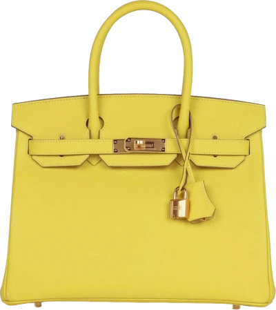 Hermes Birkin 30 Lime Epsom Gold Hardware Hermes Birkin 30 Lime Epsom Gold Hardware