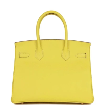 Hermes Birkin 30 Lime Epsom Gold Hardware Hermes Birkin 30 Lime Epsom Gold Hardware
