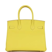 Hermes Birkin 30 Lime Epsom Gold Hardware Hermes Birkin 30 Lime Epsom Gold Hardware
