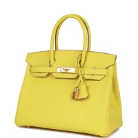 Hermes Birkin 30 Lime Epsom Gold Hardware Hermes Birkin 30 Lime Epsom Gold Hardware