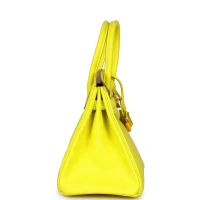 Hermes Birkin 30 Lime Epsom Gold Hardware