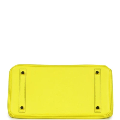 Hermes Birkin 30 Lime Epsom Gold Hardware