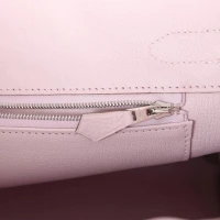 Hermes Birkin 30 Mauve Pale Clemence Palladium Hardware Hermes Birkin 30 Mauve Pale Clemence Palladium Hardware
