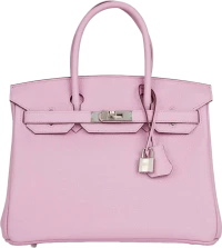 Hermes Birkin 30 Mauve Sylvestre Clemence Palladium Hardware Hermes Birkin 30 Mauve Sylvestre Clemence Palladium Hardware