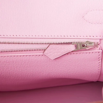 Hermes Birkin 30 Mauve Sylvestre Clemence Palladium Hardware Hermes Birkin 30 Mauve Sylvestre Clemence Palladium Hardware