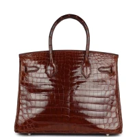 Hermes Birkin 30 Miel Shiny Niloticus Crocodile Palladium Hardware Hermes Birkin 30 Miel Shiny Niloticus Crocodile Palladium Hardware