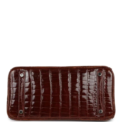 Hermes Birkin 30 Miel Shiny Niloticus Crocodile Palladium Hardware Hermes Birkin 30 Miel Shiny Niloticus Crocodile Palladium Hardware