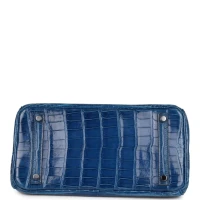 Hermes Birkin 30 Mykonos Shiny Niloticus Crocodile Palladium Hardware Hermes Birkin 30 Mykonos Shiny Niloticus Crocodile Palladium Hardware