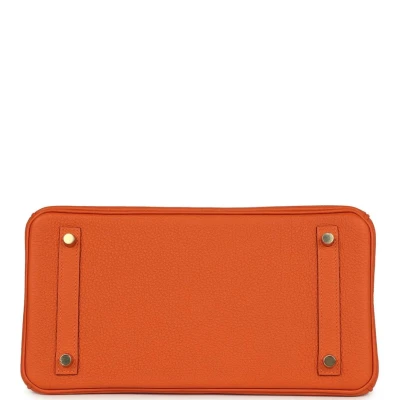 Hermes Birkin 30 Orange Togo Gold Hardware Hermes Birkin 30 Orange Togo Gold Hardware