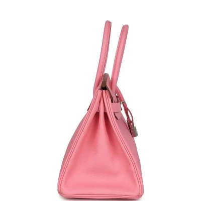 Hermes Birkin 30 Rose Confetti Epsom Palladium Hardware Hermes Birkin 30 Rose Confetti Epsom Palladium Hardware