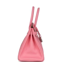 Hermes Birkin 30 Rose Confetti Epsom Palladium Hardware Hermes Birkin 30 Rose Confetti Epsom Palladium Hardware