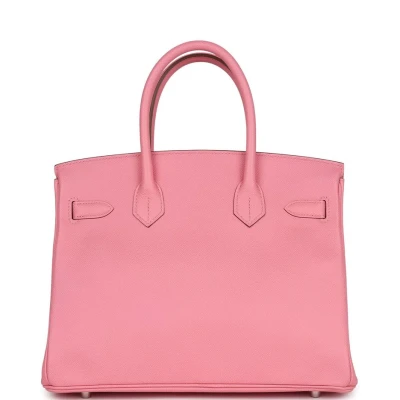 Hermes Birkin 30 Rose Confetti Epsom Palladium Hardware Hermes Birkin 30 Rose Confetti Epsom Palladium Hardware