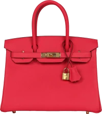 Hermes Birkin 30 Rose Extreme Epsom Gold Hardware Hermes Birkin 30 Rose Extreme Epsom Gold Hardware