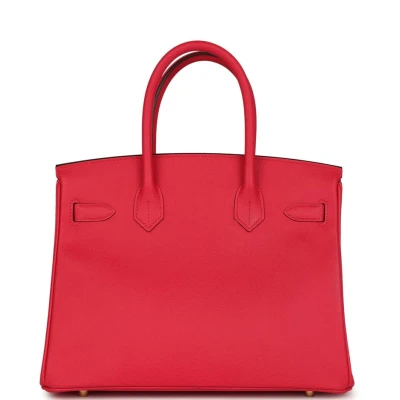 Hermes Birkin 30 Rose Extreme Epsom Gold Hardware Hermes Birkin 30 Rose Extreme Epsom Gold Hardware