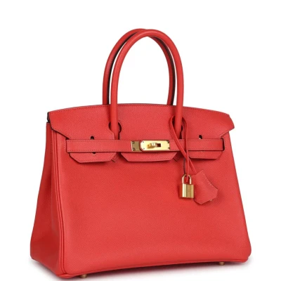 Hermes Birkin 30 Rose Jaipur Epsom Gold Hardware Hermes Birkin 30 Rose Jaipur Epsom Gold Hardware