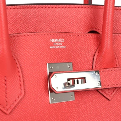 Hermes Birkin 30 Rose Jaipur Epsom Palladium Hardware Hermes Birkin 30 Rose Jaipur Epsom Palladium Hardware