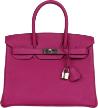 Hermes Birkin 30 Rose Pourpre Togo Palladium Hardware Hermes Birkin 30 Rose Pourpre Togo Palladium Hardware