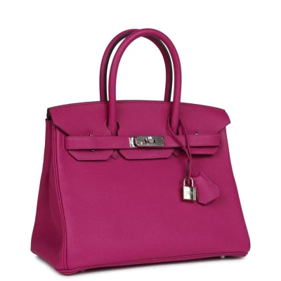 Hermes Birkin 30 Rose Pourpre Togo Palladium Hardware Hermes Birkin 30 Rose Pourpre Togo Palladium Hardware
