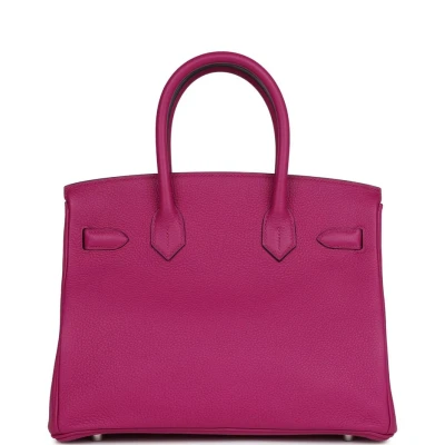 Hermes Birkin 30 Rose Pourpre Togo Palladium Hardware Hermes Birkin 30 Rose Pourpre Togo Palladium Hardware