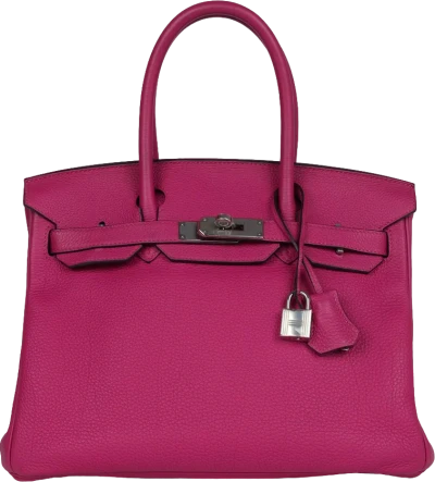 Hermes Birkin 30 Rose Pourpre Togo Palladium Hardware Hermes Birkin 30 Rose Pourpre Togo Palladium Hardware