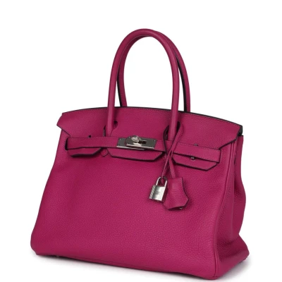 Hermes Birkin 30 Rose Pourpre Togo Palladium Hardware Hermes Birkin 30 Rose Pourpre Togo Palladium Hardware