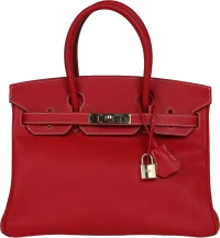 Hermes Birkin 30 Rouge Casaque Candy Epsom Permabrass Hardware Hermes Birkin 30 Rouge Casaque Candy Epsom Permabrass Hardware