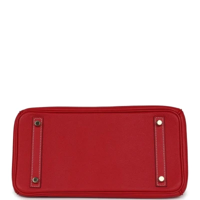 Hermes Birkin 30 Rouge Casaque Candy Epsom Permabrass Hardware Hermes Birkin 30 Rouge Casaque Candy Epsom Permabrass Hardware