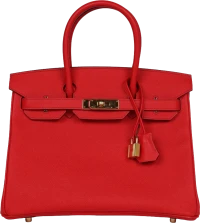 Hermes Birkin 30 Rouge Casaque Epsom Gold Hardware Hermes Birkin 30 Rouge Casaque Epsom Gold Hardware