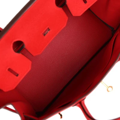 Hermes Birkin 30 Rouge Casaque Epsom Gold Hardware Hermes Birkin 30 Rouge Casaque Epsom Gold Hardware