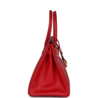 Hermes Birkin 30 Rouge Casaque Epsom Gold Hardware Hermes Birkin 30 Rouge Casaque Epsom Gold Hardware