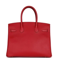 Hermes Birkin 30 Rouge Casaque Epsom Gold Hardware Hermes Birkin 30 Rouge Casaque Epsom Gold Hardware
