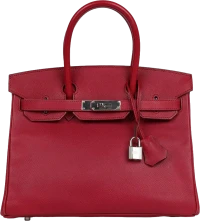 Hermes Birkin 30 Rubis Epsom Palladium Hardware Hermes Birkin 30 Rubis Epsom Palladium Hardware