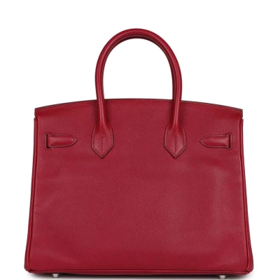 Hermes Birkin 30 Rubis Epsom Palladium Hardware Hermes Birkin 30 Rubis Epsom Palladium Hardware
