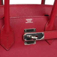 Hermes Birkin 30 Rubis Epsom Palladium Hardware Hermes Birkin 30 Rubis Epsom Palladium Hardware