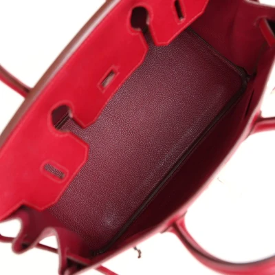 Hermes Birkin 30 Rubis Epsom Palladium Hardware Hermes Birkin 30 Rubis Epsom Palladium Hardware