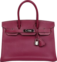 Hermes Birkin 30 Tosca Candy Epsom Palladium Hardware Hermes Birkin 30 Tosca Candy Epsom Palladium Hardware