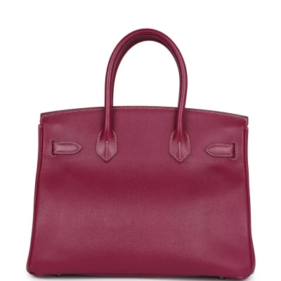 Hermes Birkin 30 Tosca Candy Epsom Palladium Hardware Hermes Birkin 30 Tosca Candy Epsom Palladium Hardware