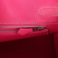 Hermes Birkin 30 Tosca Candy Epsom Palladium Hardware Hermes Birkin 30 Tosca Candy Epsom Palladium Hardware