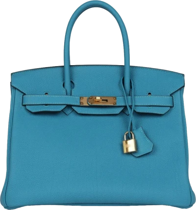 Hermes Birkin 30 Turquoise Togo Gold Hardware Hermes Birkin 30 Turquoise Togo Gold Hardware