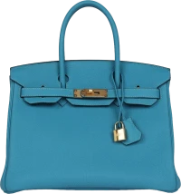 Hermes Birkin 30 Turquoise Togo Gold Hardware Hermes Birkin 30 Turquoise Togo Gold Hardware