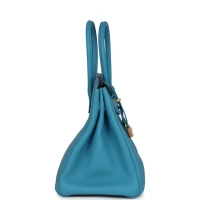 Hermes Birkin 30 Turquoise Togo Gold Hardware Hermes Birkin 30 Turquoise Togo Gold Hardware