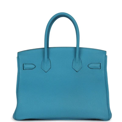 Hermes Birkin 30 Turquoise Togo Gold Hardware Hermes Birkin 30 Turquoise Togo Gold Hardware