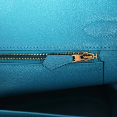 Hermes Birkin 30 Turquoise Togo Gold Hardware Hermes Birkin 30 Turquoise Togo Gold Hardware